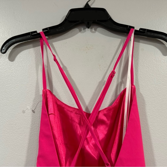 Lulu’s Dreamy Romance Pink Backless Maxi Dress Size M NWOT - Picture 6 of 10